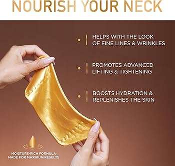 24k Gold Infused Anti-Ageing Neck Mask
