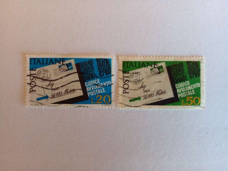 Italy 1967 Implementation of Postal Codes