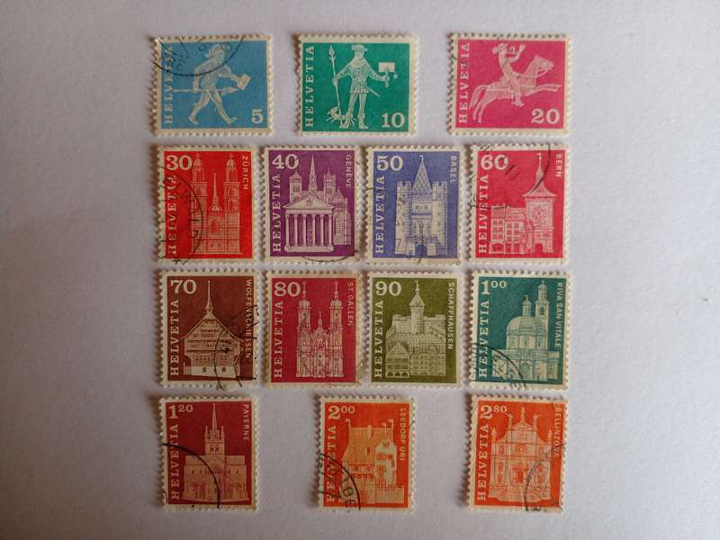 Switzerland 1960 Definitive Issue