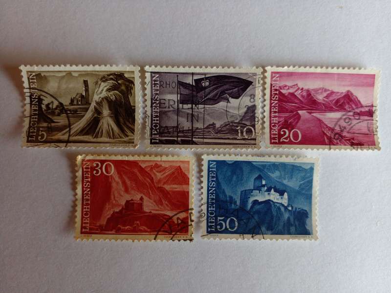 Liechtenstein 1959 Landscapes