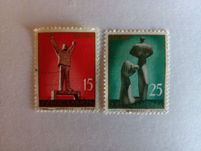 Yugoslavia 1961 20th Anniversary of Uprising