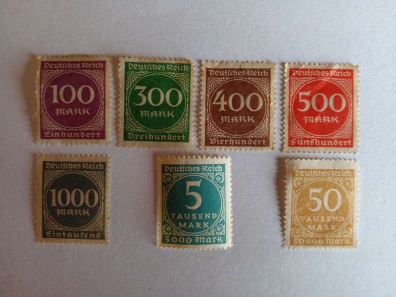 Germany (Deutsches Reich) 1923 Daily Stamps