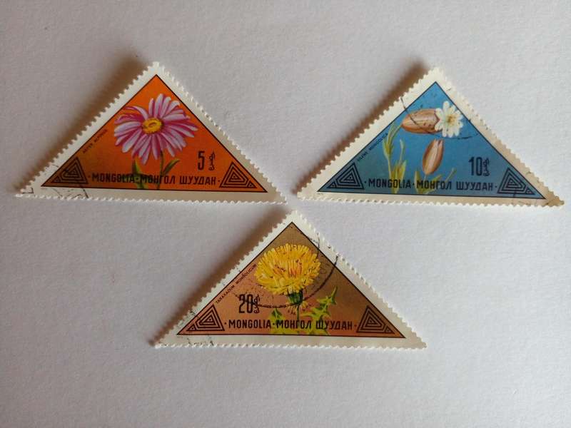 Mongolia 1973 Flowers