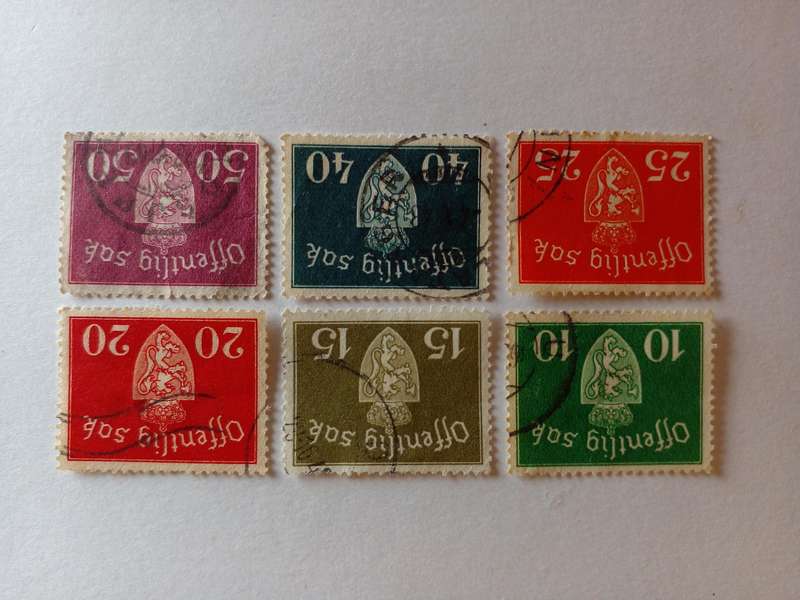 Norway 1937 Official Stamps