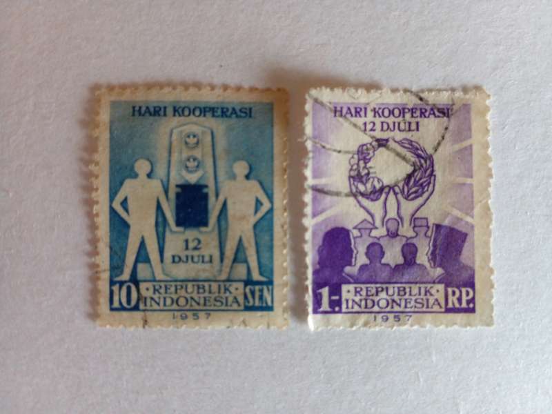 Indonesia 1957 Co-operation Day
