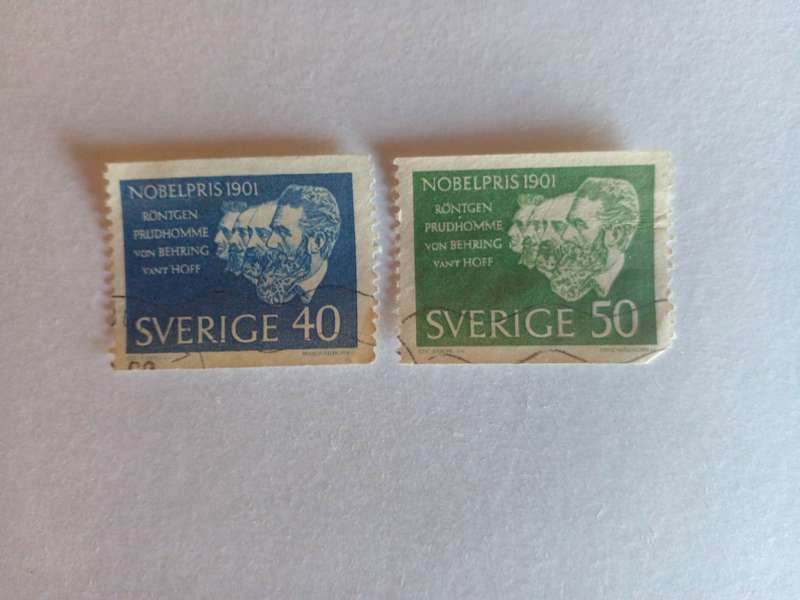 Sweden 1961 Nobel Prize Winners 1901