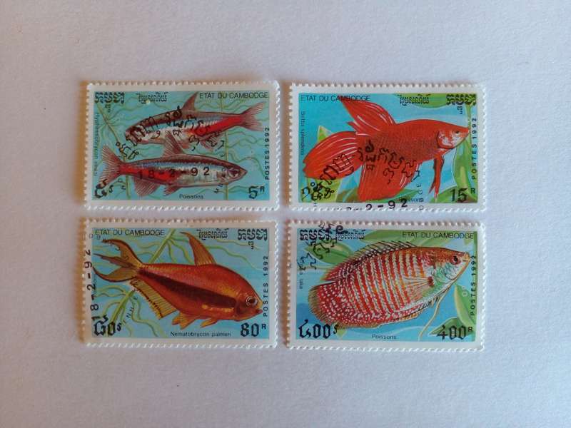 Cambodia 1992 Fish
