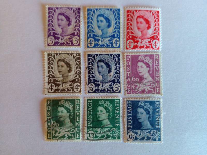 Wales 1958 Regional Stamps