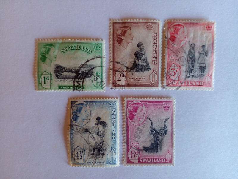 Swaziland 1956 QEII Local Motifs