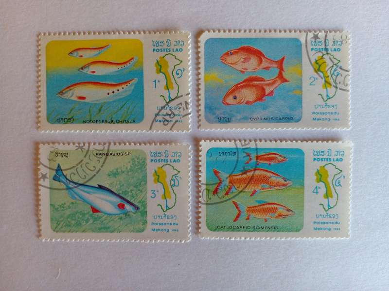 Laos 1983 Fish