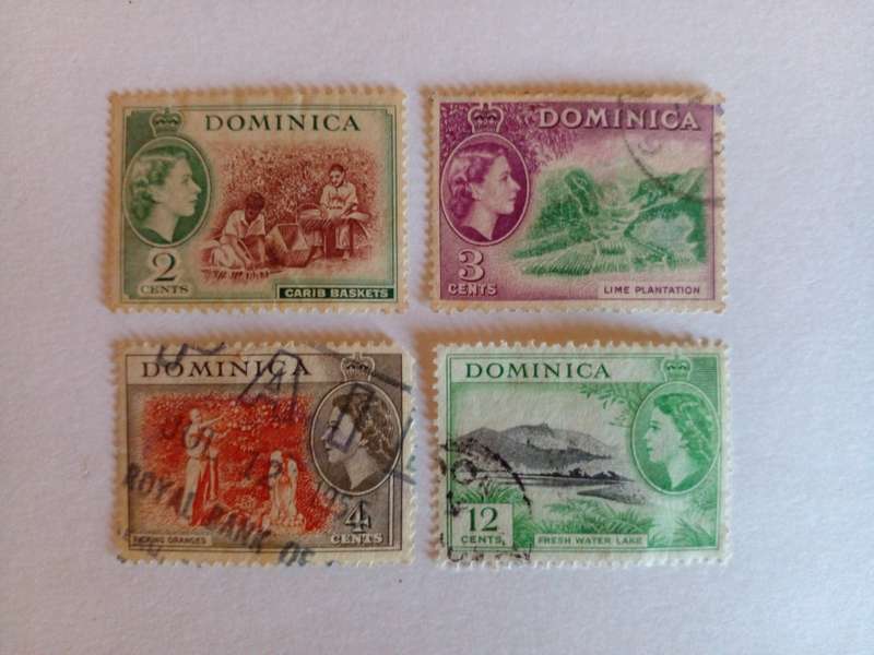 Dominica 1954 QEII Landscapes