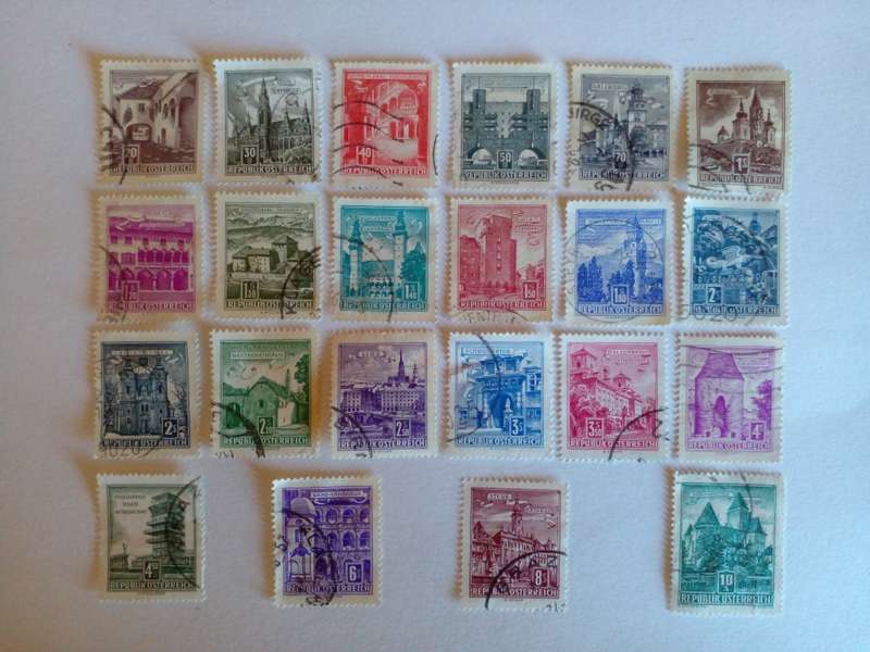 Austria 1958 Definitive Issue
