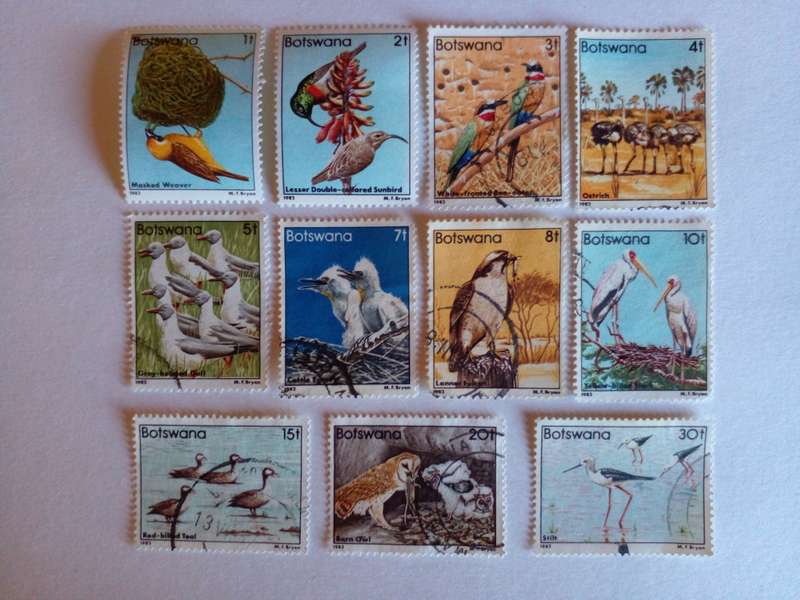 Botswana 1982 Birds