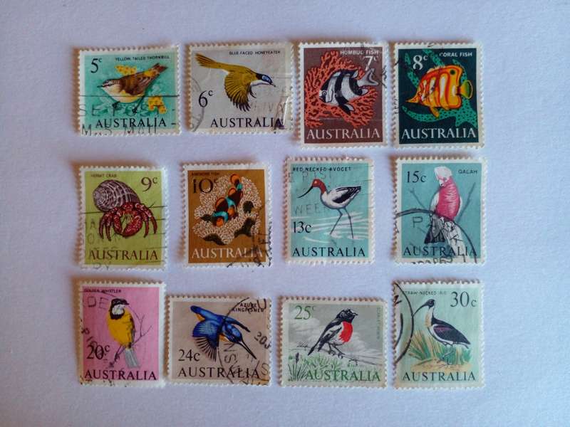 Australia 1966 Birds and Marine Life