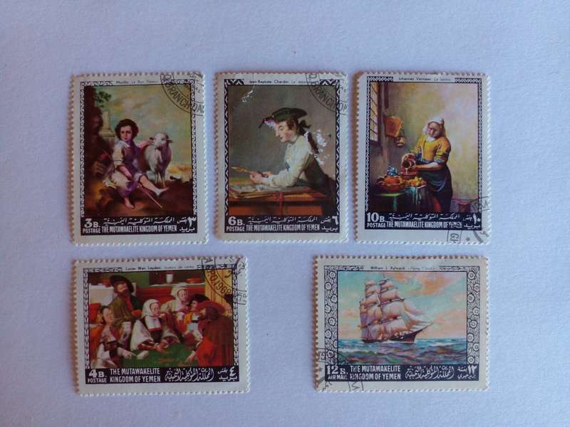 Yemen 1968 American and European Paintings