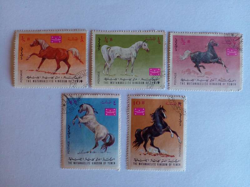 Yemen 1967 Arab Horses