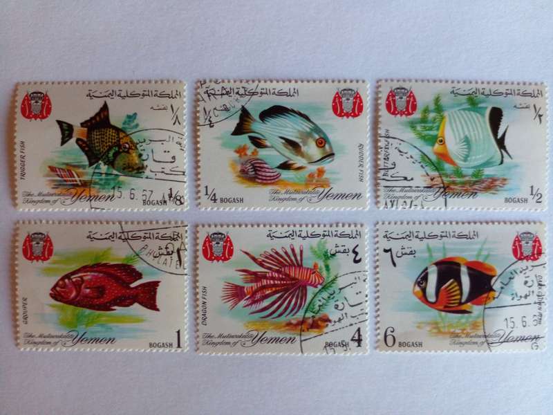 Yemen 1967 Fish