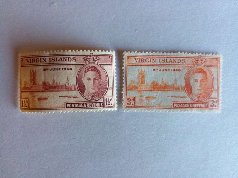 Virgin Islands 1946 Victory Issue