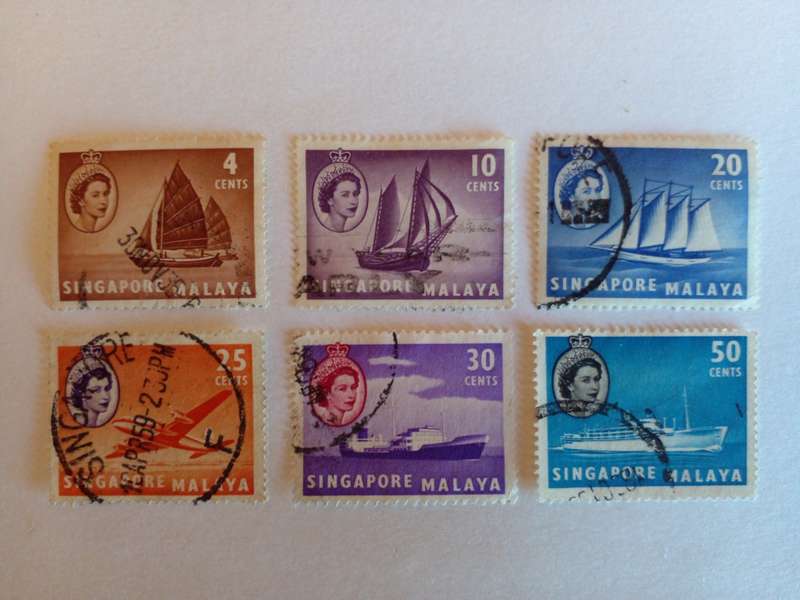 Singapore 1955 QEII