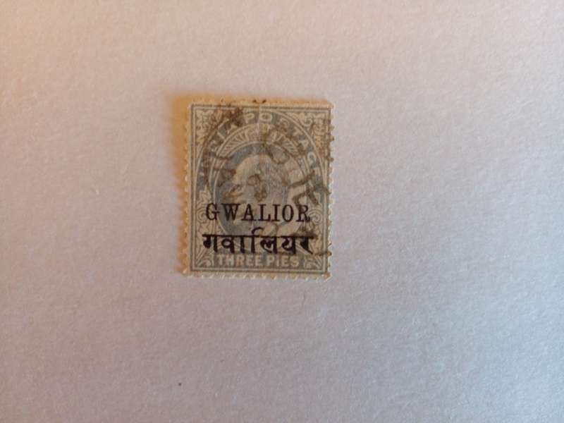 India (State of Gwalior) 1903 KEVII