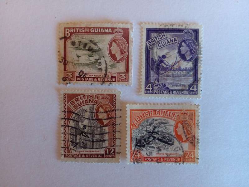 British Guyana 1954 QEII Local Motifs