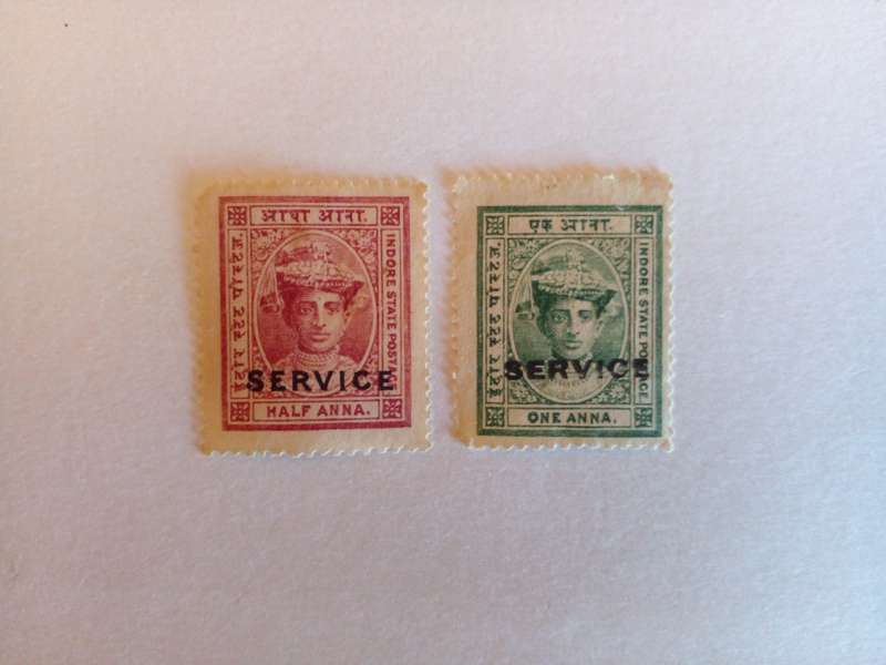 India (State of Indore) 1904 Official Stamps