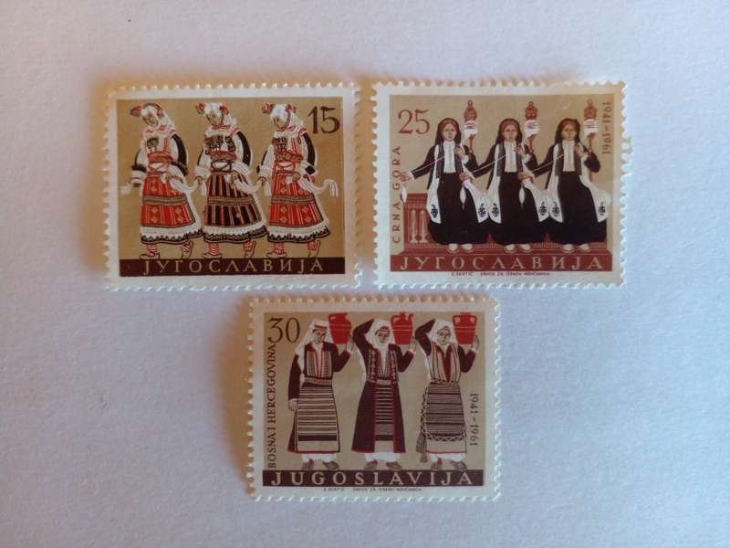Yugoslavia 1961 Regional Costumes