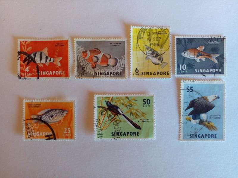 Singapore 1962 Fish and Birds