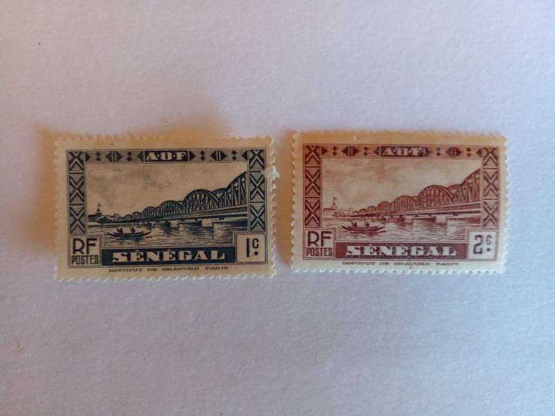 Senegal 1935 Faidherbe Bridge