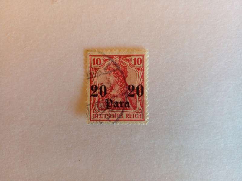 Ottoman Empire 1899 German PO in the Empire