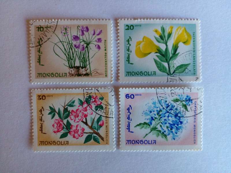 Mongolia 1966 Flowers