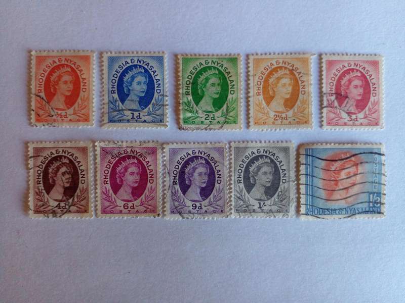 Rhodesia and Nyasaland 1954 QEII