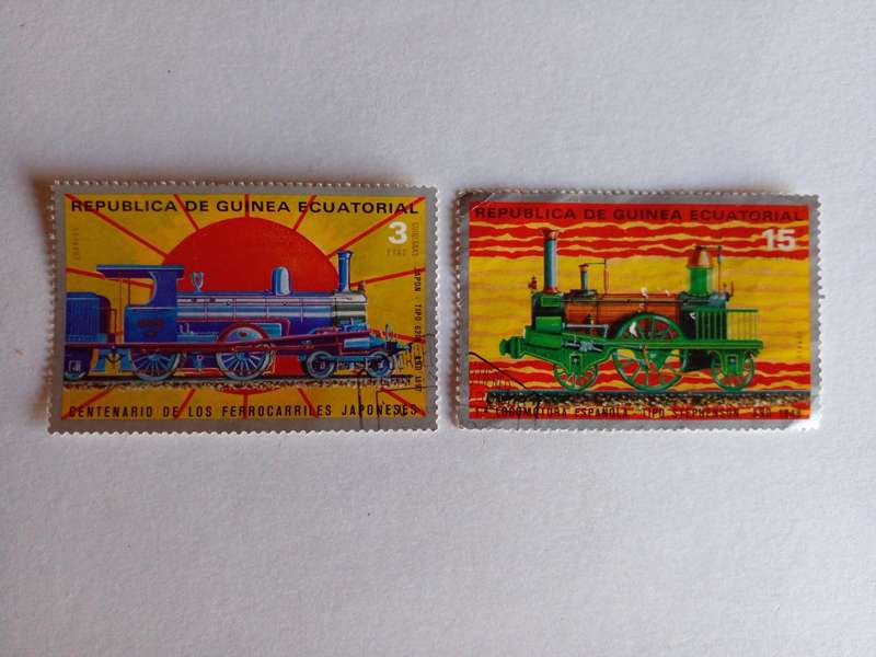 Equatorial Guinea 1983 Locomotives