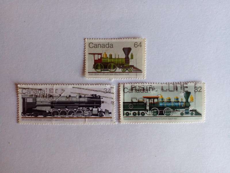 Canada 1985 Steam Locomotives