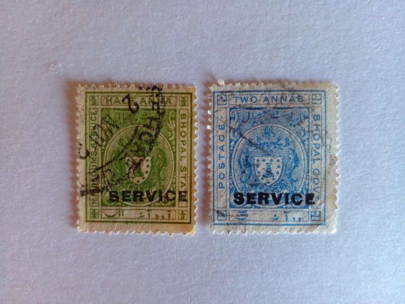 India (State of Bhopal) 1930 Official Stamps