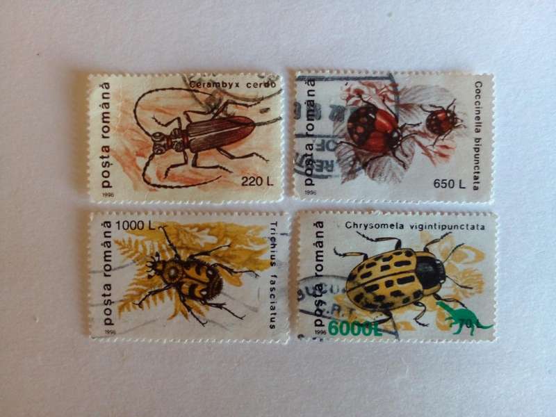 Romania 1996 Beetles