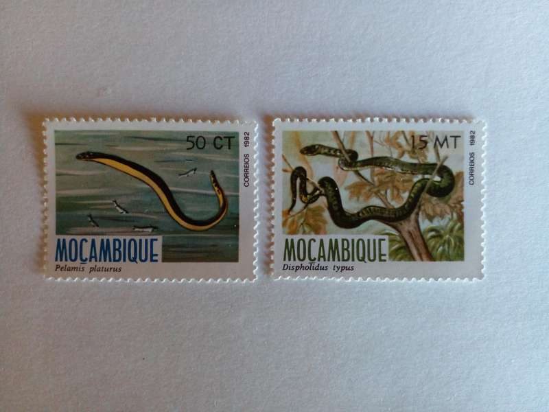 Mozambique 1982 Snakes