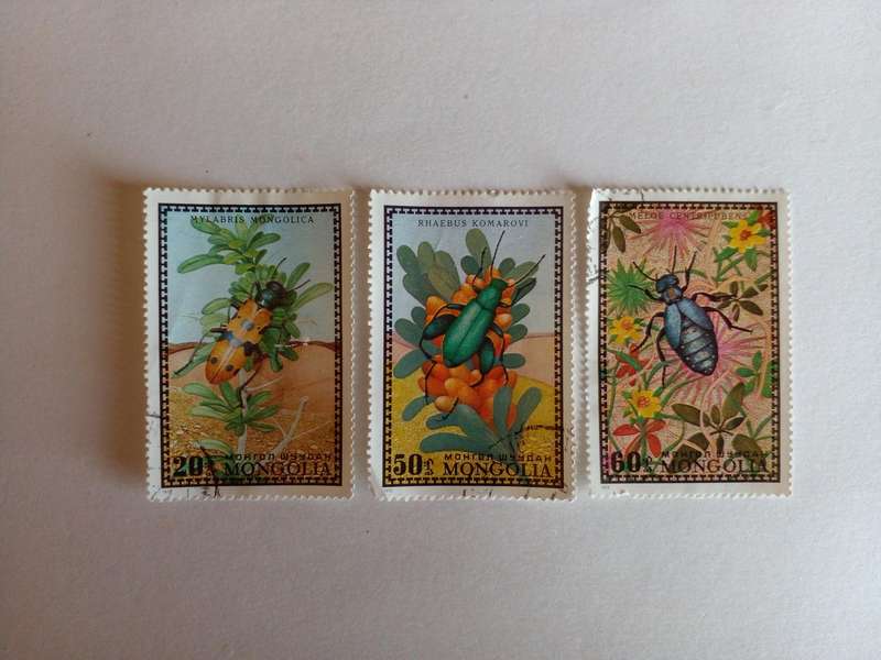 Mongolia 1972 Beetles