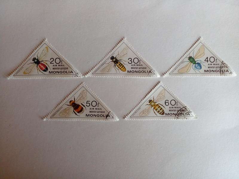 Mongolia 1980 Bees and Wasps