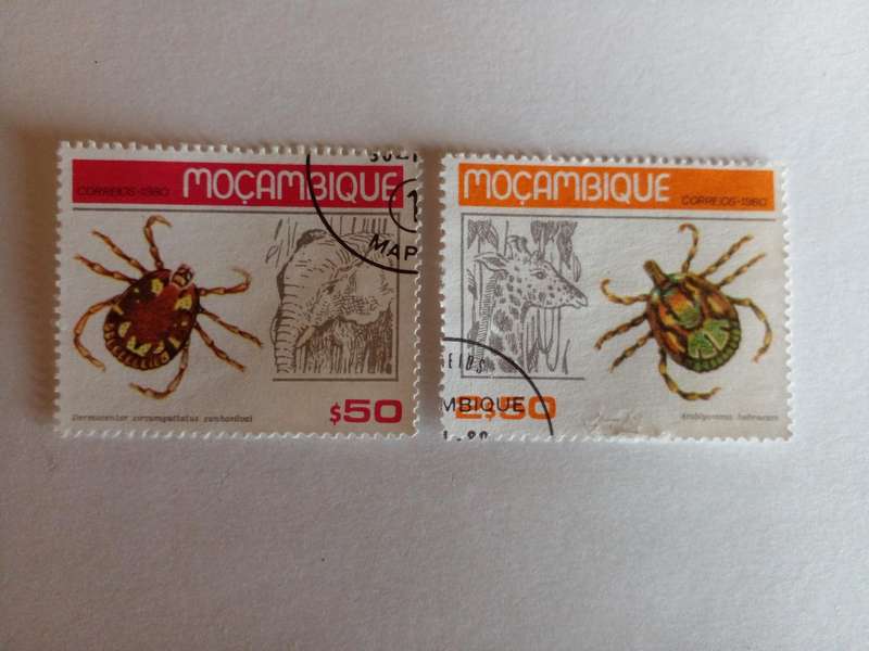 Mozambique 1980 Ticks