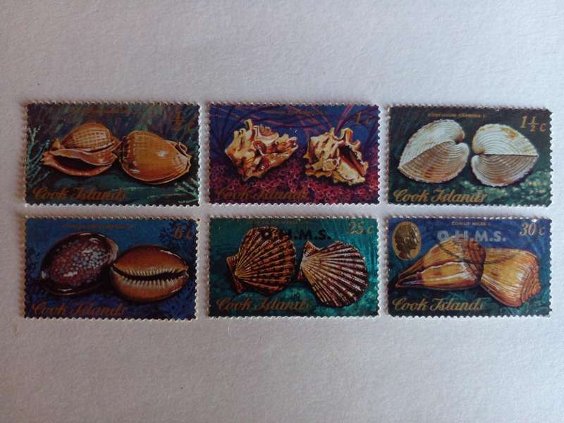 Cook Islands 1974 Sea Shells
