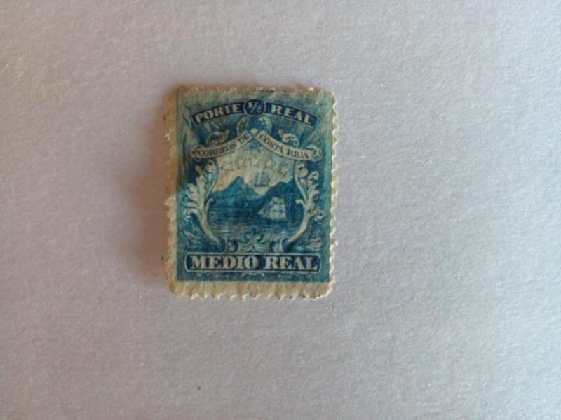 Costa Rica 1862 Telegraph Stamp