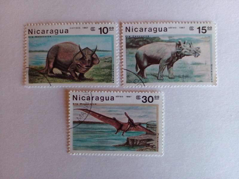 Nicaragua 1987 Prehistoric Animals