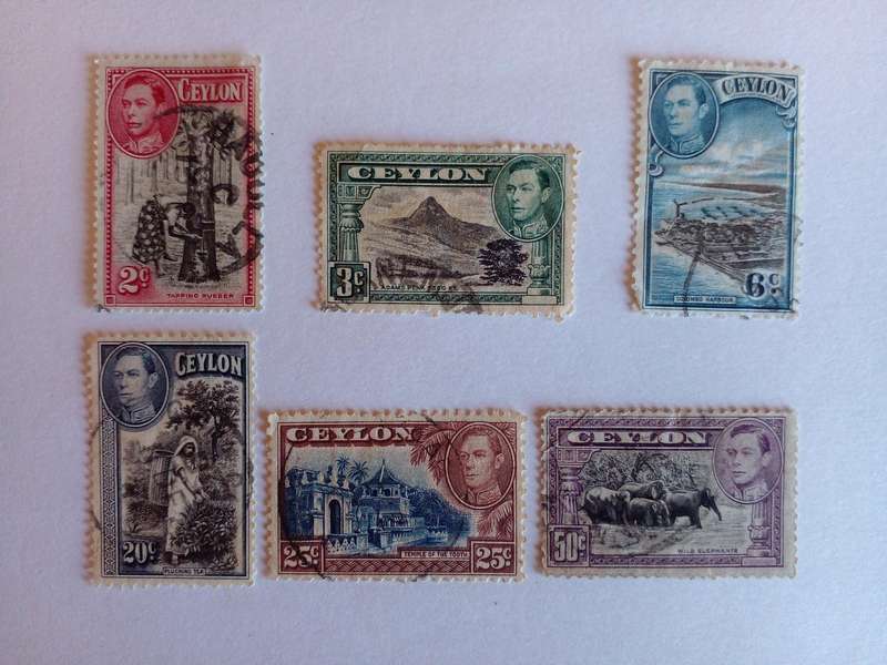 Ceylon 1938 KGVI Local Motifs