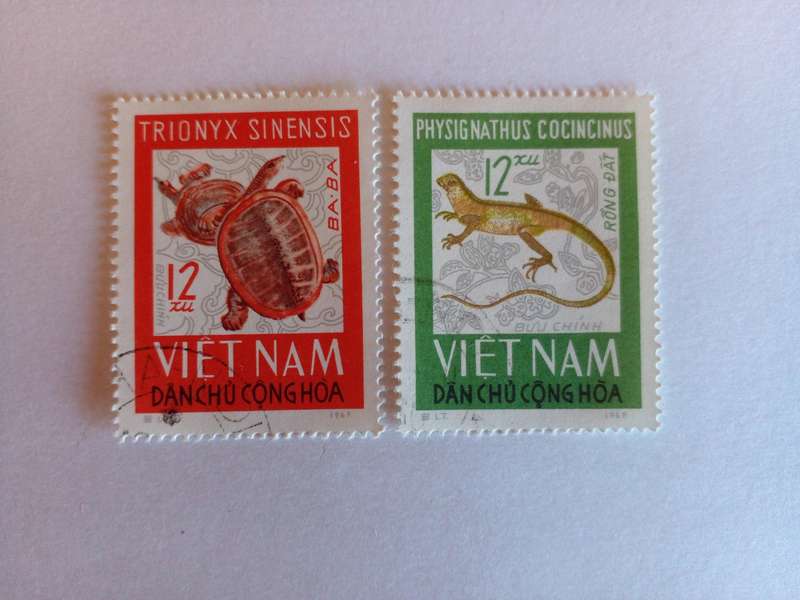 North Vietnam 1966 Reptiles