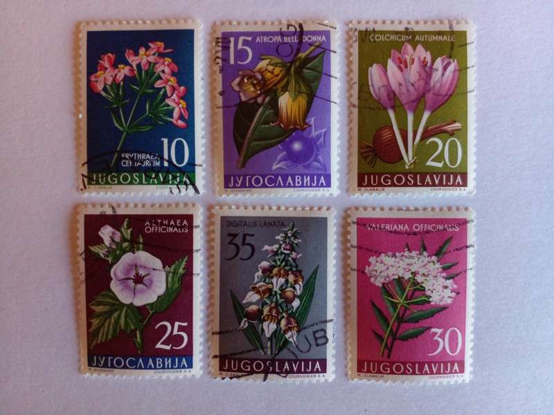 Yugoslavia 1957 Medicinal Plants