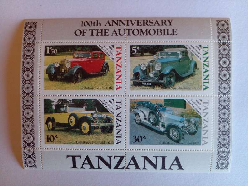 Tanzania 1986 100th Anniversary of the Automobile
