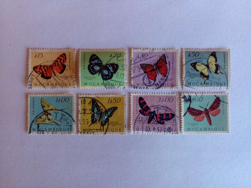 Mozambique 1953 Butterflies and Moths