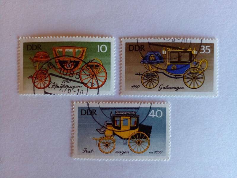 Germany (DDR) 1976 Horse drawn Carriages