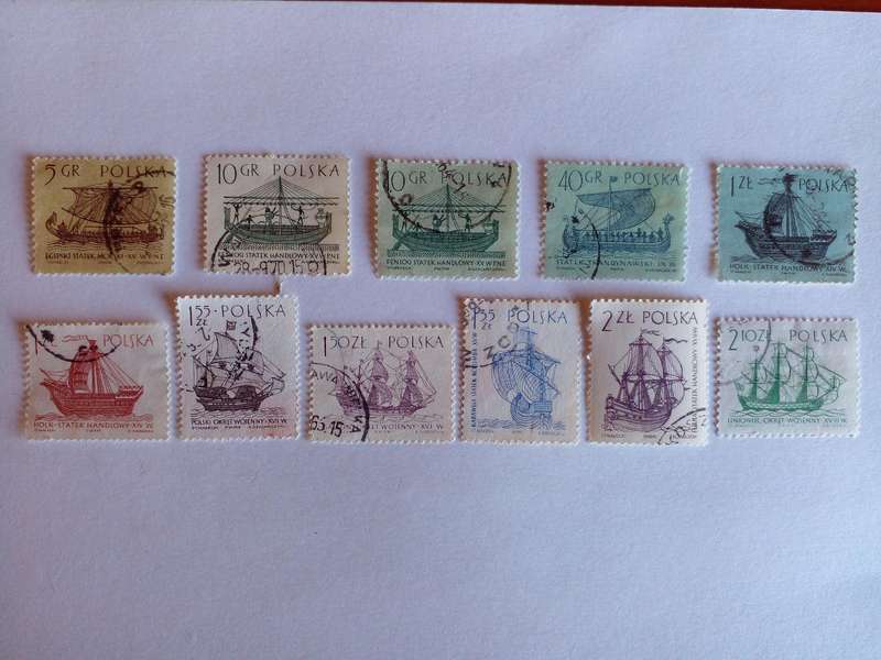 Poland 1963-65 Sailboats